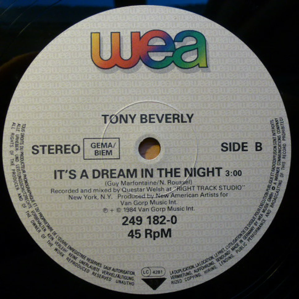 Tony Beverly - Into The Night