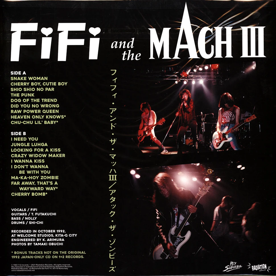 Fifi And The Mach 3 - Attack The Zombies Colored Vinyl Edition