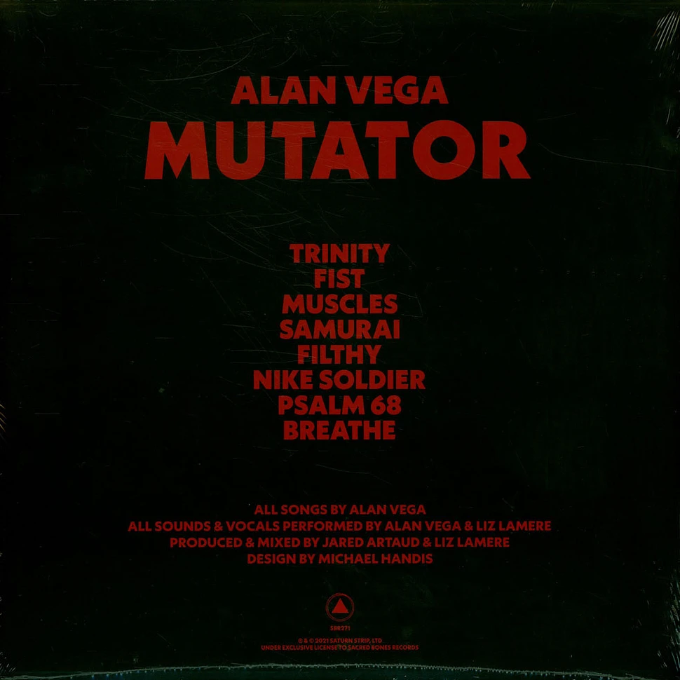 Alan Vega - Mutator Black Vinyl Edition