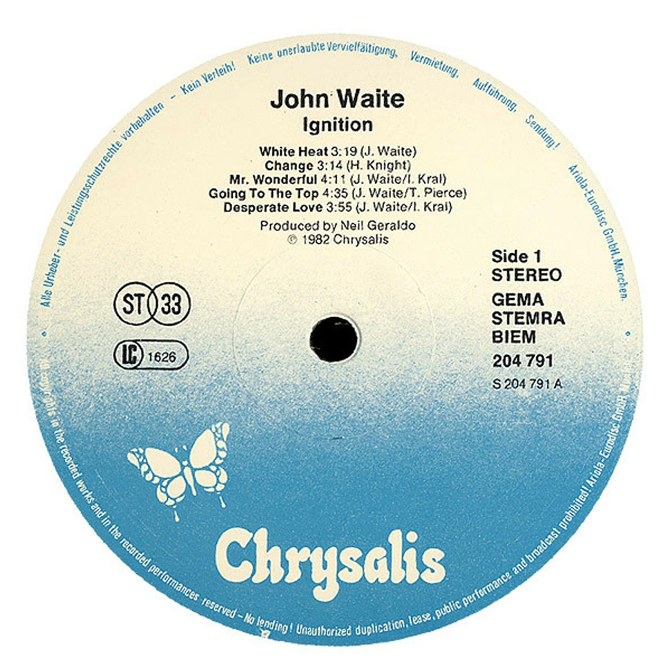 John Waite - Ignition
