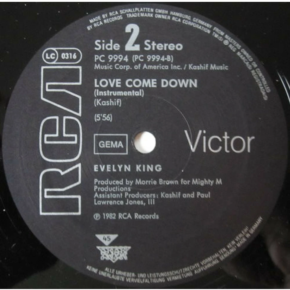 Evelyn King - Love Come Down