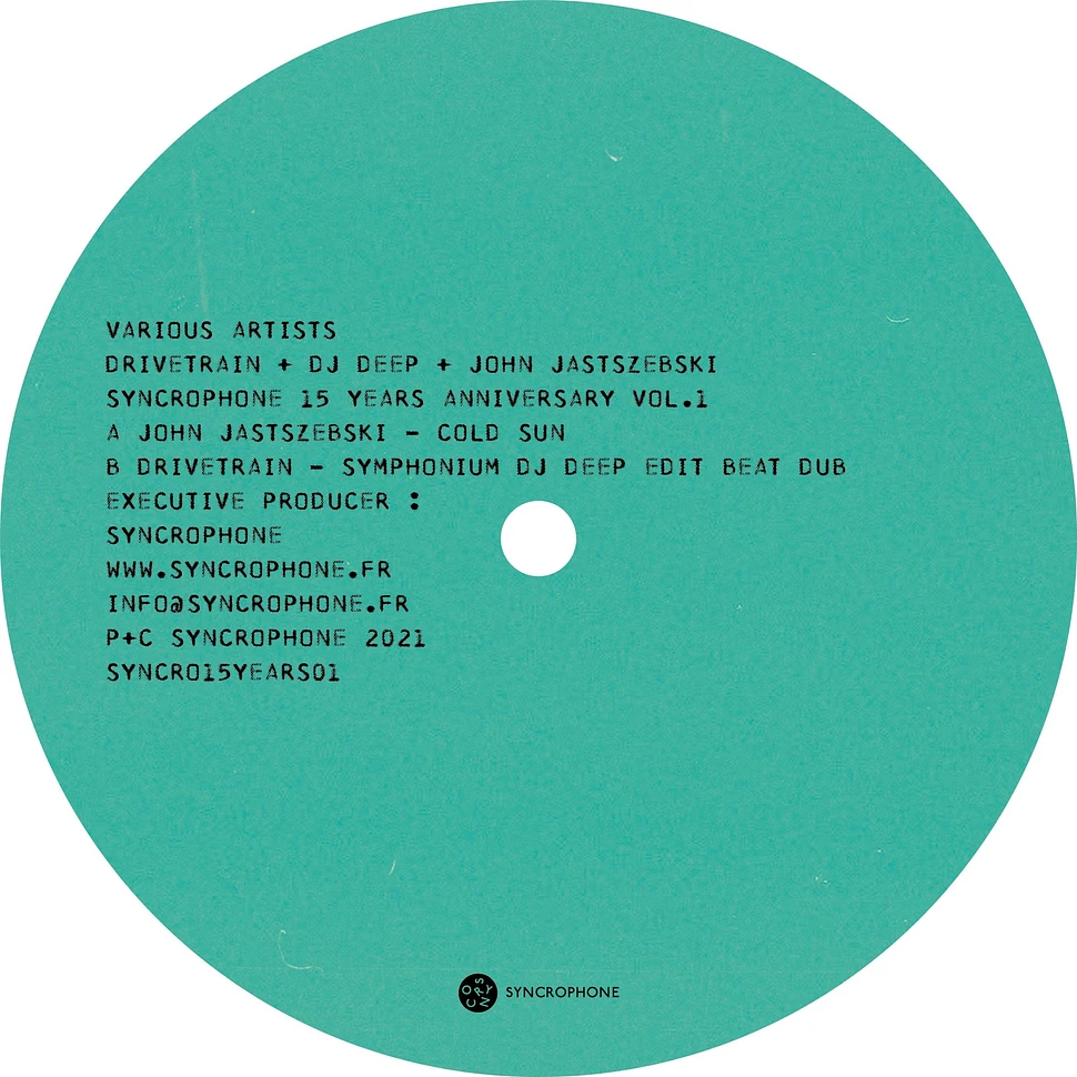 V.A. - Syncrophone 15 Years Anniversary Volume 1