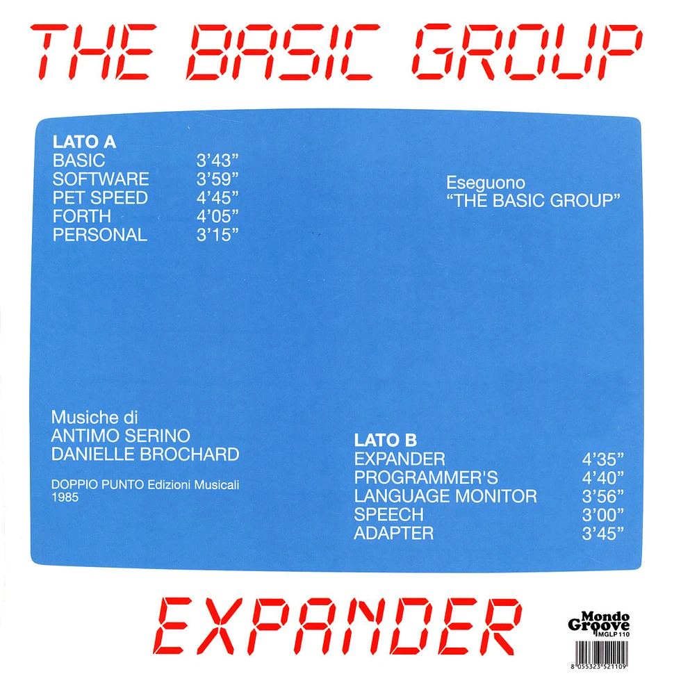 The Basic Group - Expander Blue Vinyl Edition