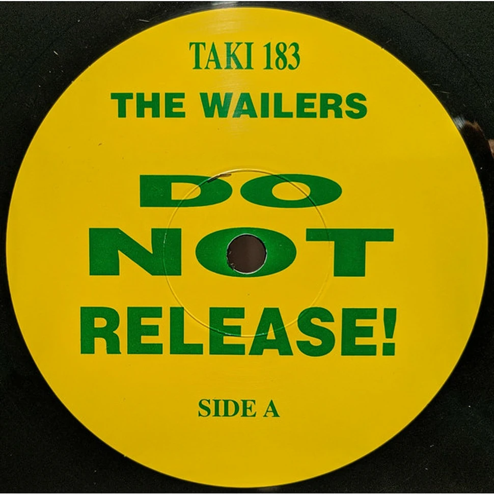 The Wailers - Do Not Release!