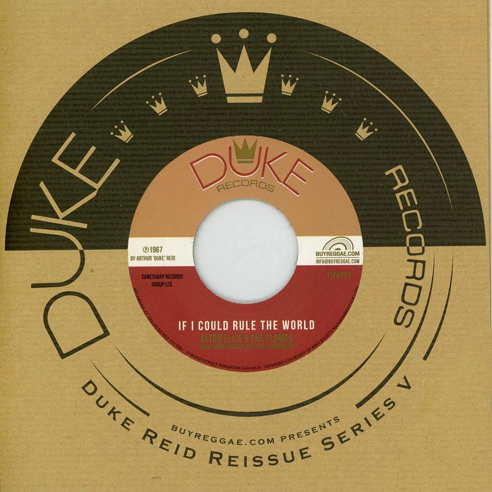 Alton Ellis / Tyrone Evans - If I Could Rule The World, If This World Were Mine