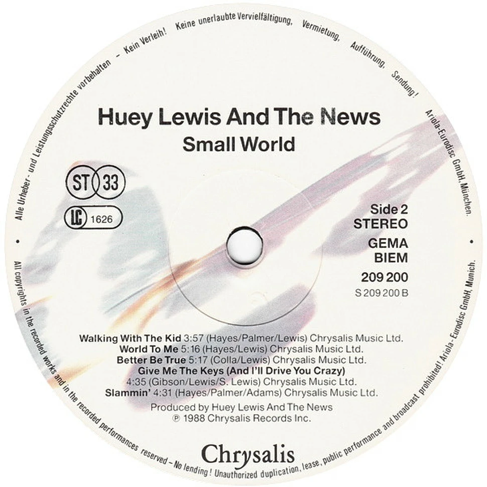 Huey Lewis & The News - Small World