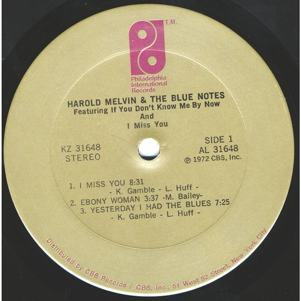 Harold Melvin And The Blue Notes - Harold Melvin & The Bluenotes