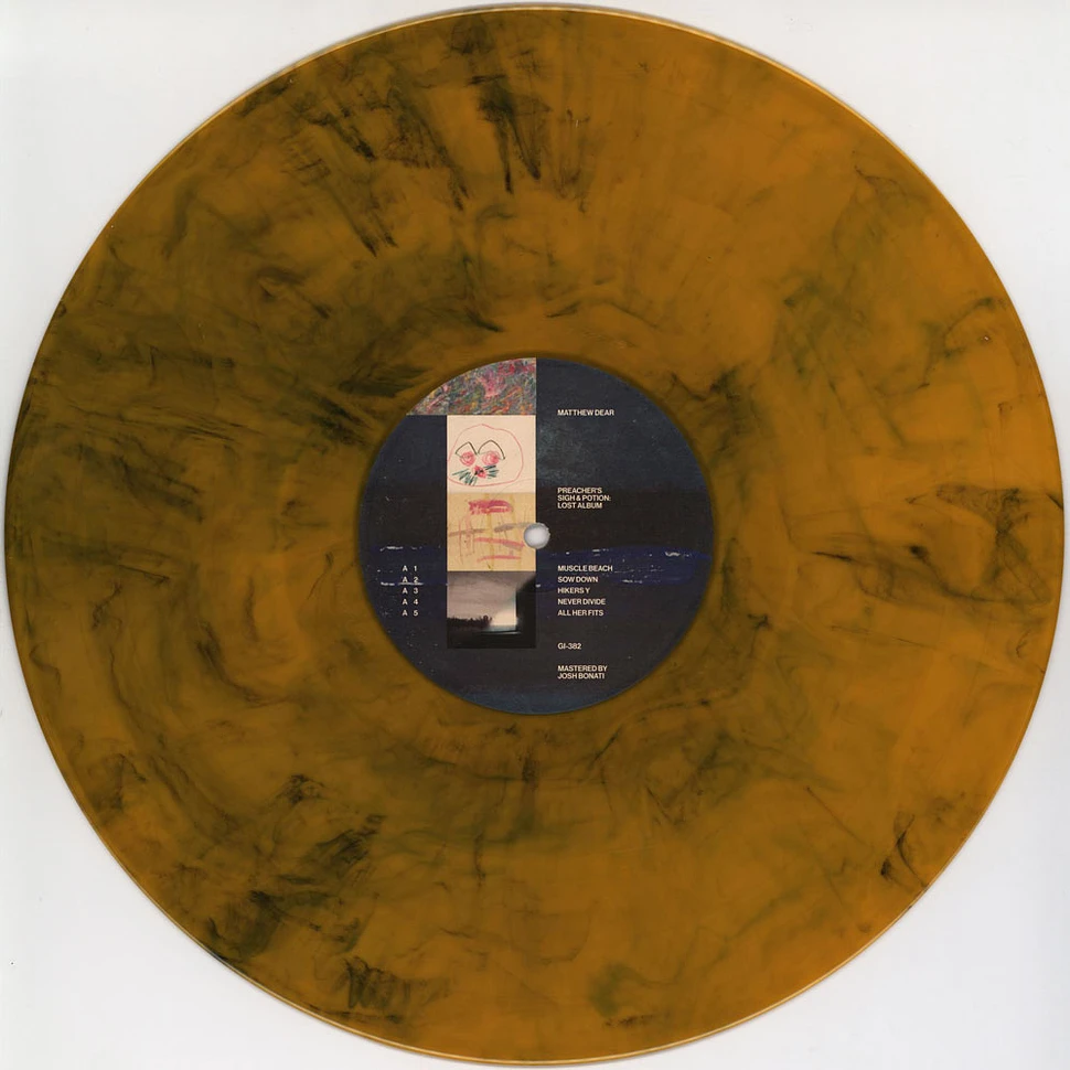 Matthew Dear - Preacher's Sigh & Potion: Lost Album Yellow & Black Marbled Vinyl Edition