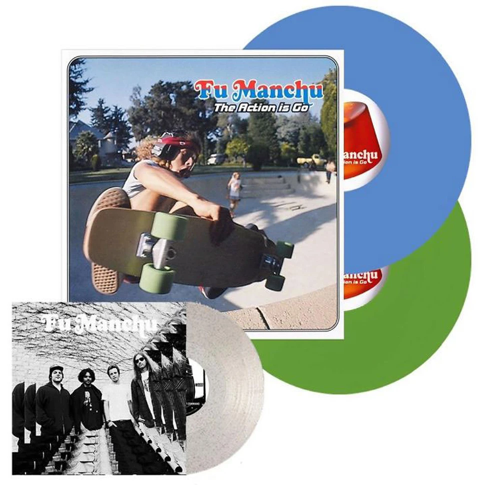 Fu Manchu - The Action Is Go! Green / Blue Vinyl Deluxe Edition
