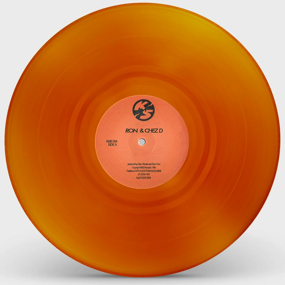 Ron & Chez D (Ron Trent & Chez Damier) - Untitled Orange Vinyl Edition