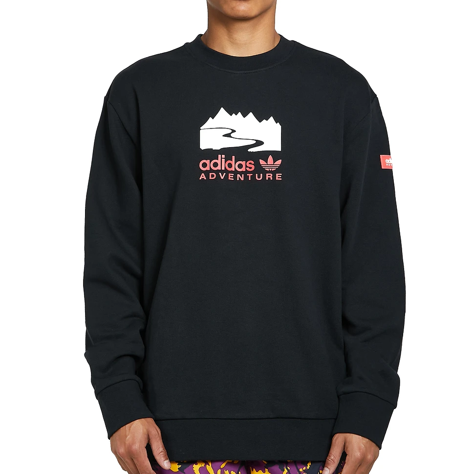 adidas - Adventure Logo Crew Sweatshirt