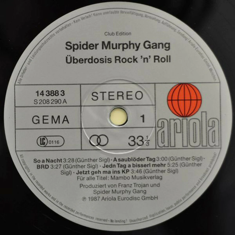 Spider Murphy Gang - Überdosis Rock'n'Roll