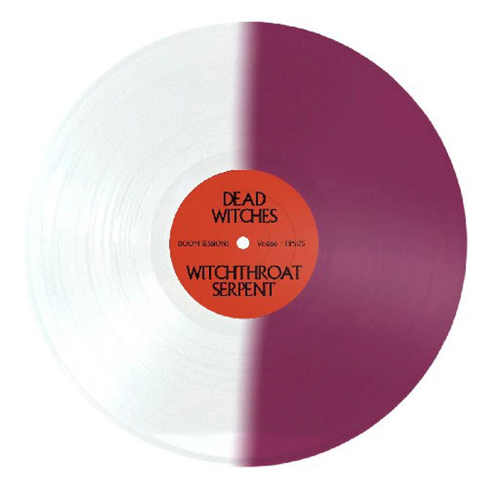 Dead Witches / Witchthroat Serpent - Doom Sessions Volume 666 Striped Cornetto Red Transparent Vinyl Edition