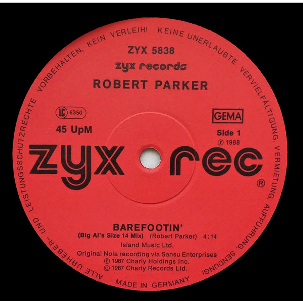Robert Parker - Barefootin'