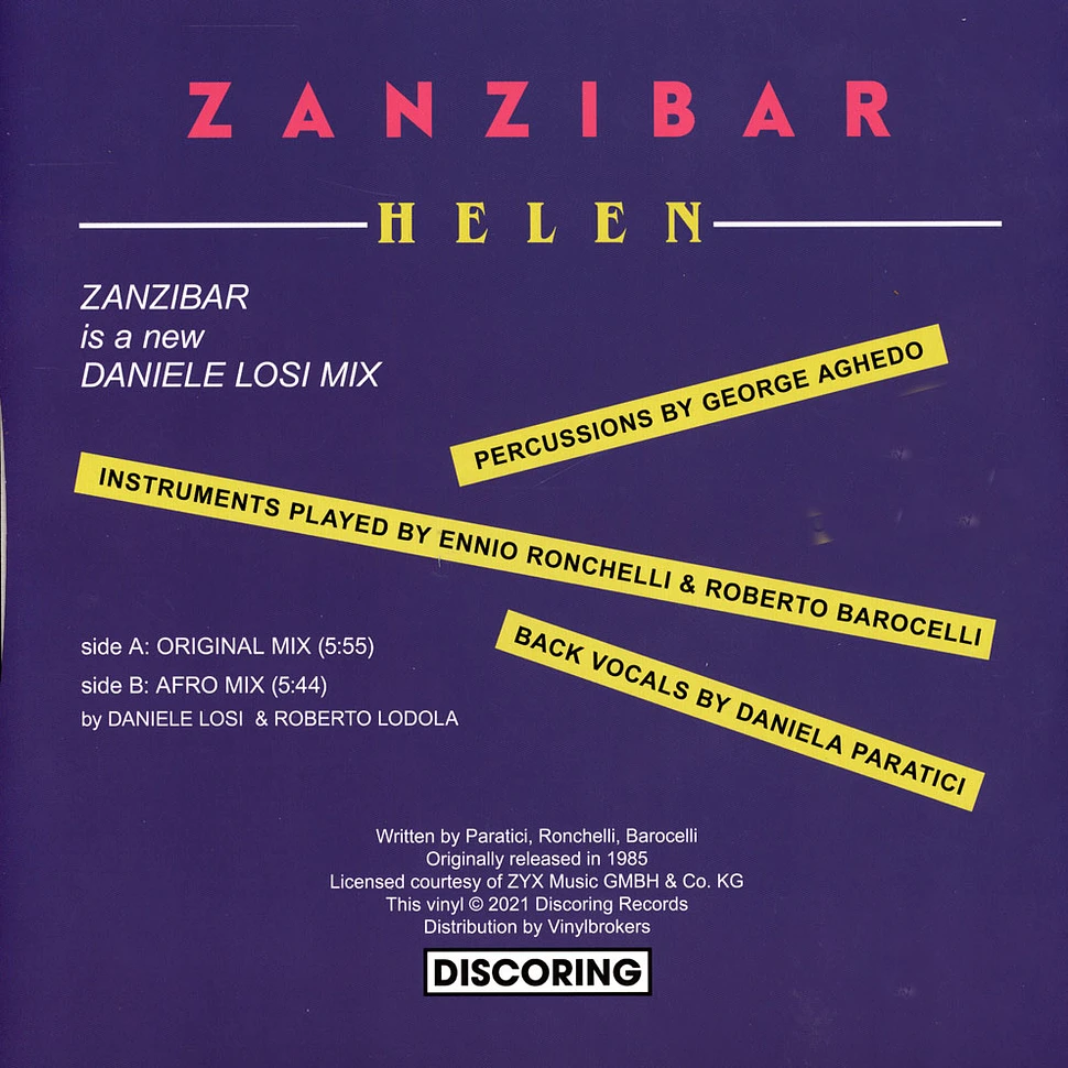 Helen - Zanzibar