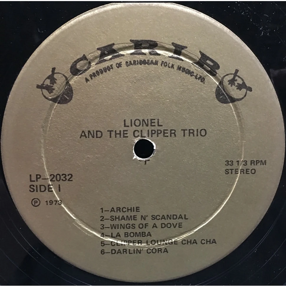 Lionel And The Clipper Trio - On A Calypso Cruise