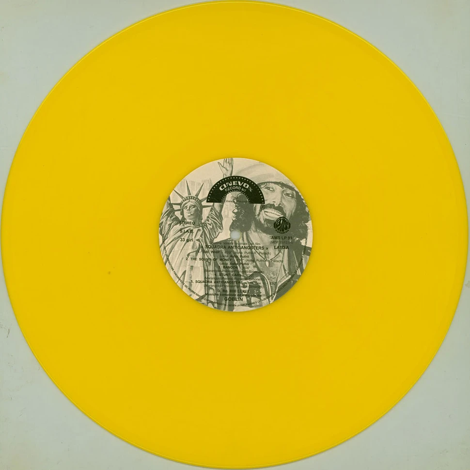 Goblin - OST Squadra Antigangster Yellow Vinyl Edition