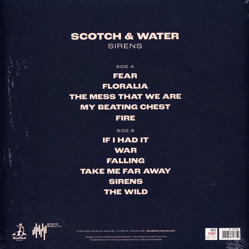 Scotch & Water - Sirens White Vinyl Edition