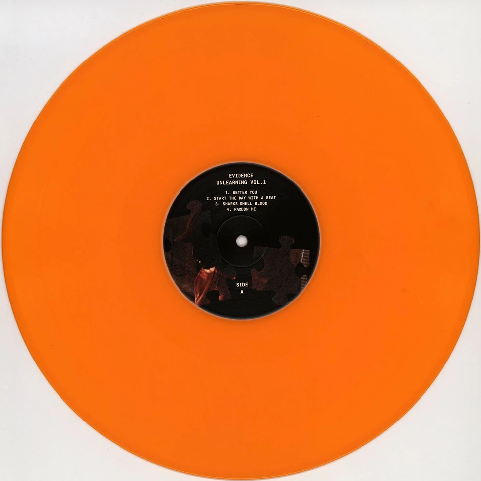 Evidence of Dilated Peoples - Unlearning Volume 1 HHV Exclusive Orange Vinyl Edition