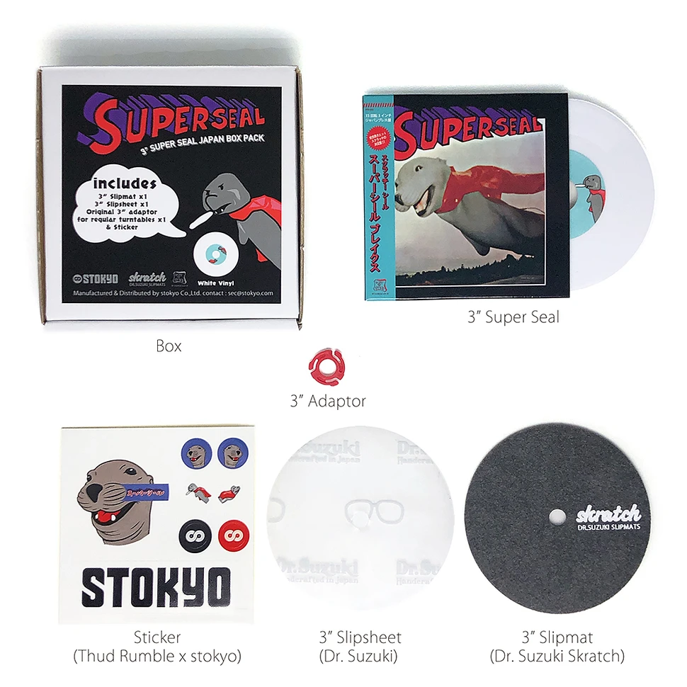 DJ Qbert - 3“ Super Seal Box-Set White Vinyl Edition