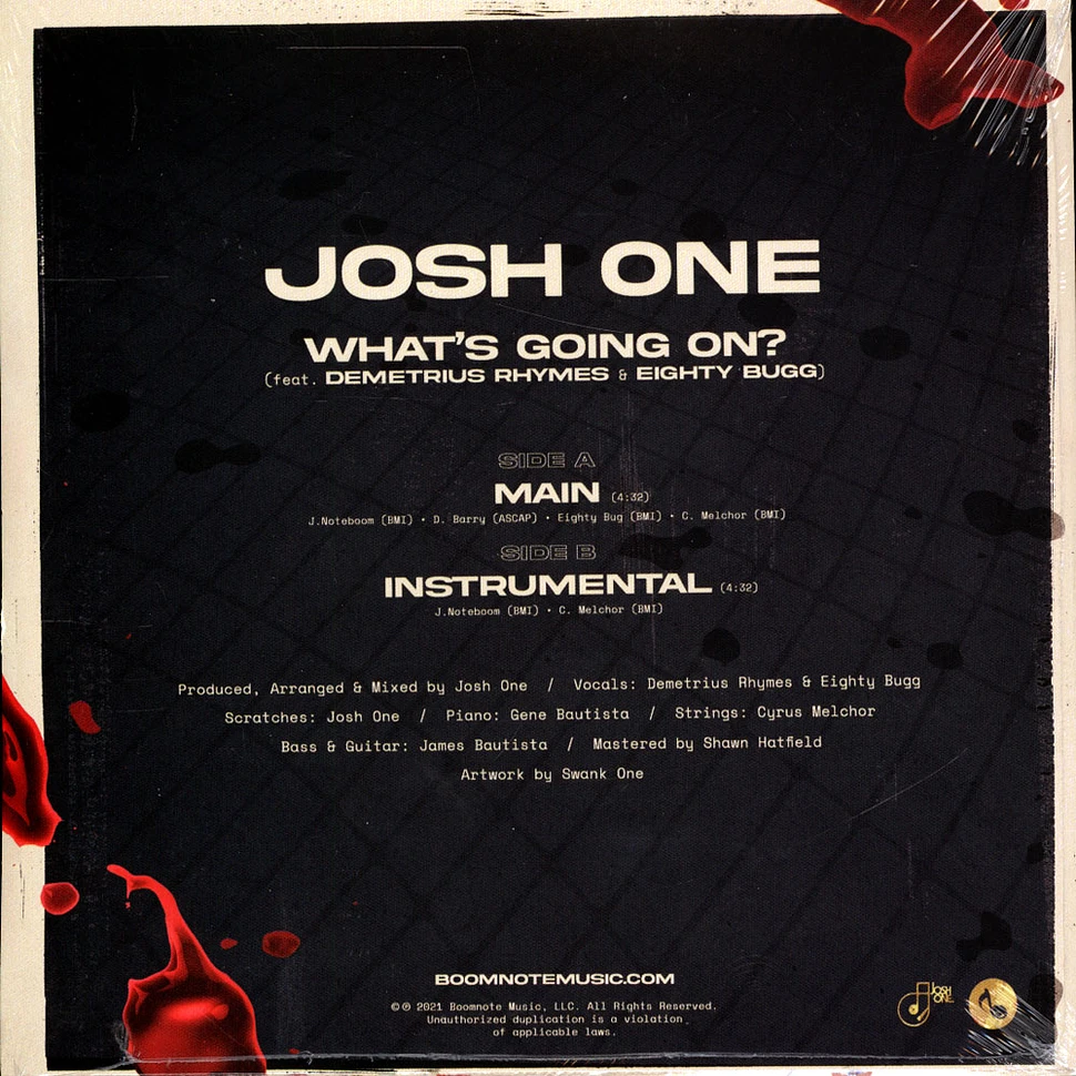 Josh One - What's Going On? (Feat. Demetrius Rhymes & Eighty Bugg)