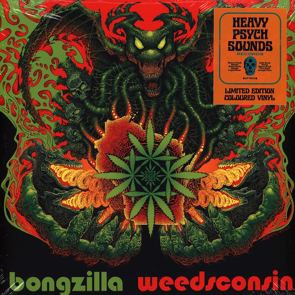 Bongzilla - Weedsconsin Transparent Splatterd Red And Green Vinyl Edition