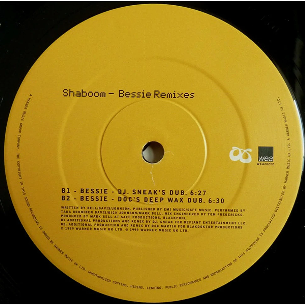 Shaboom - Bessie Remixes