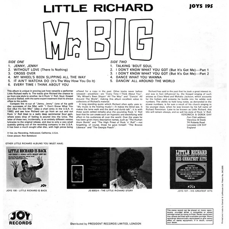 Little Richard - Mr. Big
