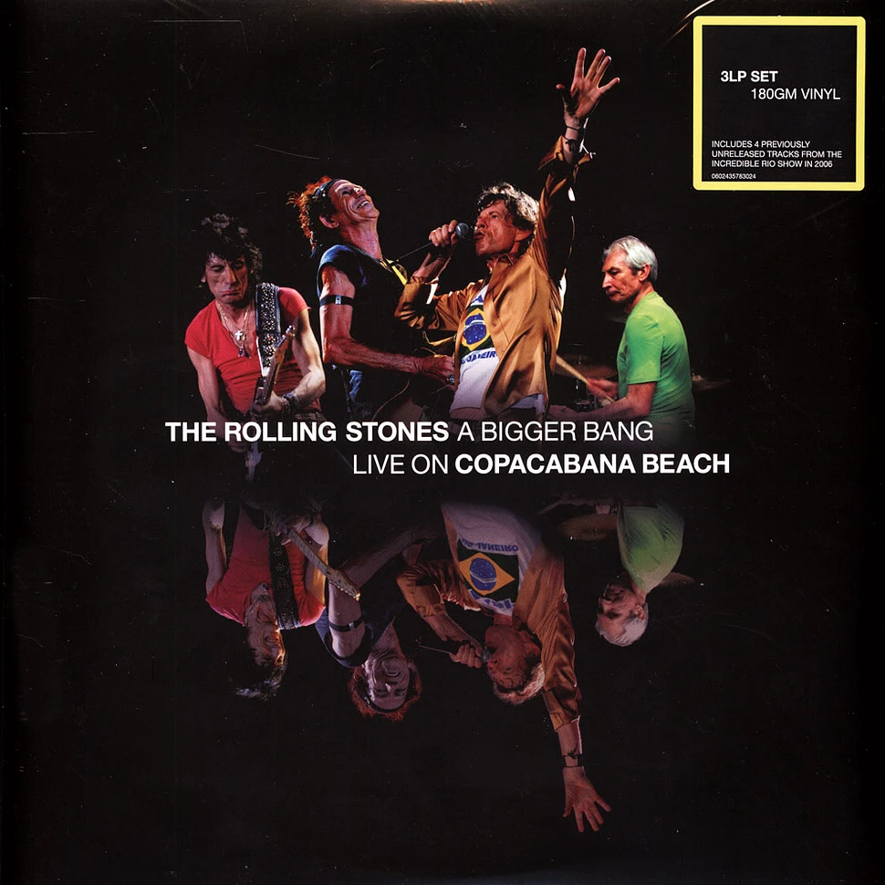 The Rolling Stones - A Bigger Bang, Live In Rio 2006 Black Vinyl Edition