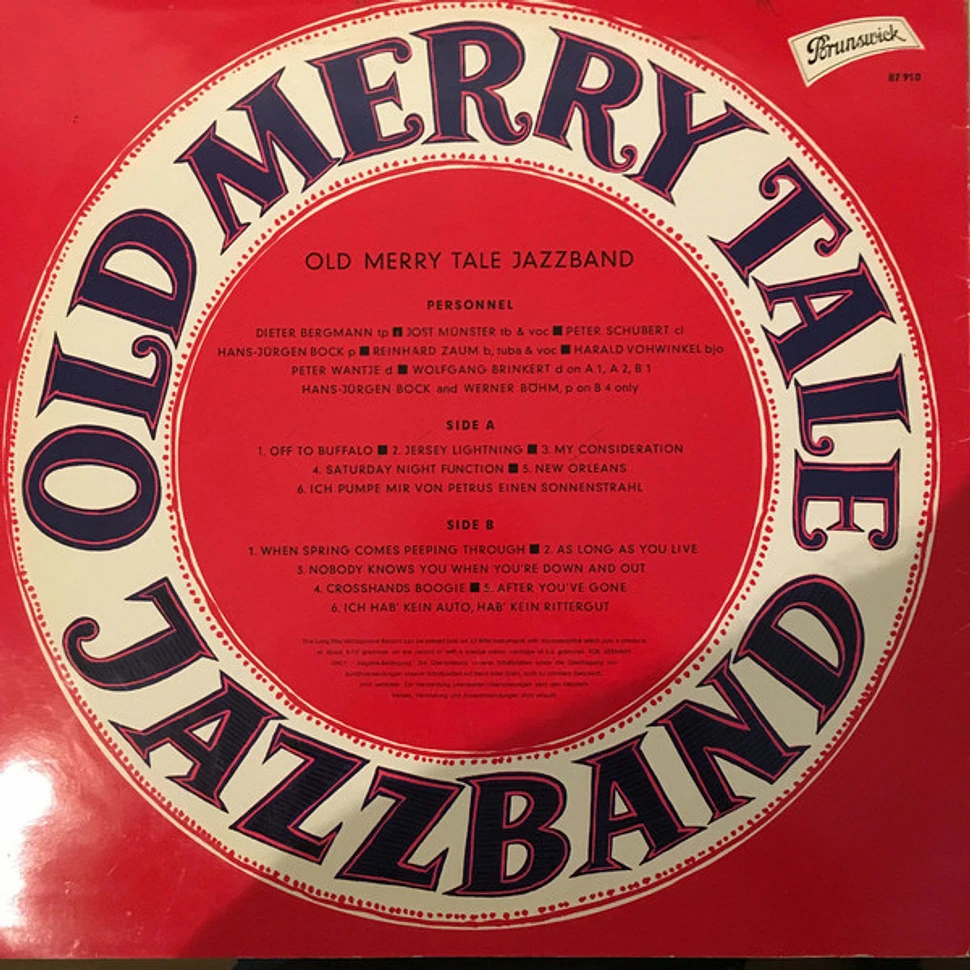 Old Merry Tale Jazzband - Old Merry Tale Jazzband