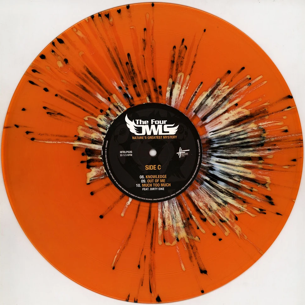The Four Owls - Natures Greatest Mystery Orange Splatter Vinyl Edition