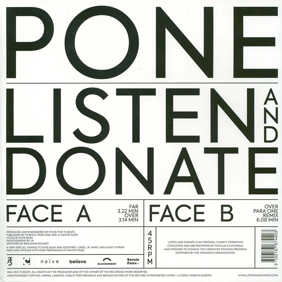 Pone Of Fonky Family - Listen And Donate Picture Disc Edition