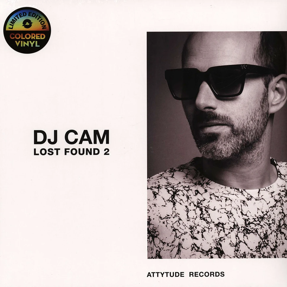 DJ Cam - Lost & Found 2 White & Black Marbled Vinyl Edition