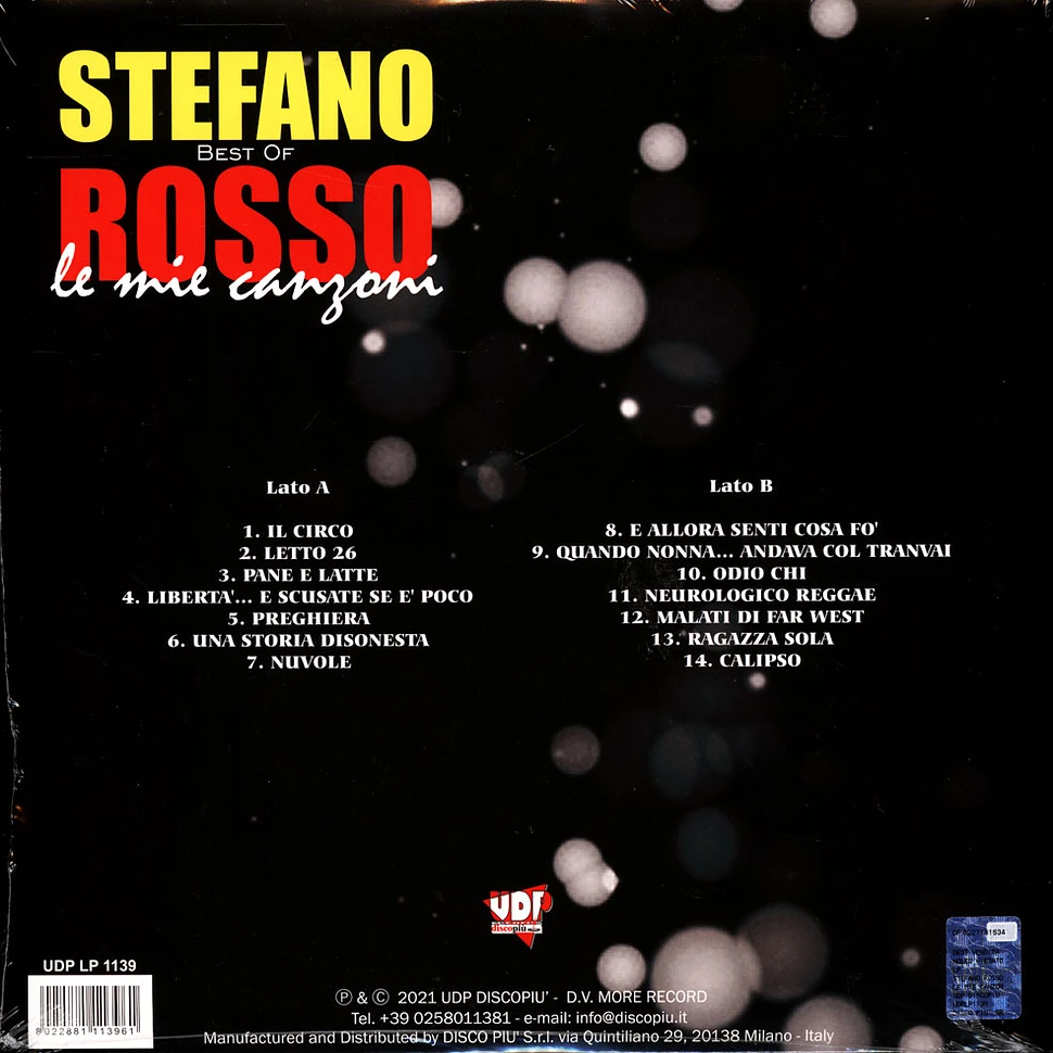 Stefano Rosso - Le Mie Canzoni Best Of Orange Transparent Record Store Day 2021 Edition