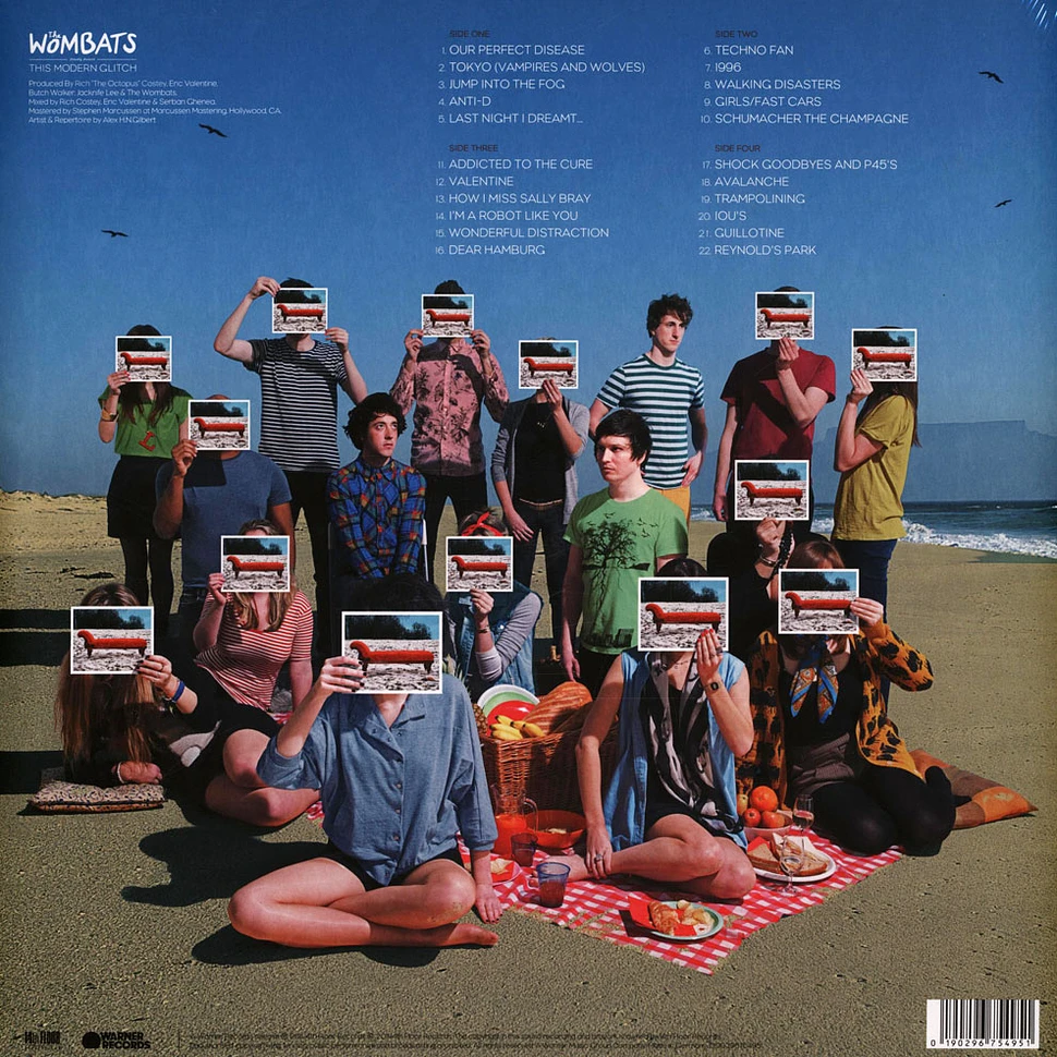 The Wombats - The Wombats Proudly Preset This Modern Glitch Sky Blue & Gold 10th Anniversary Edition