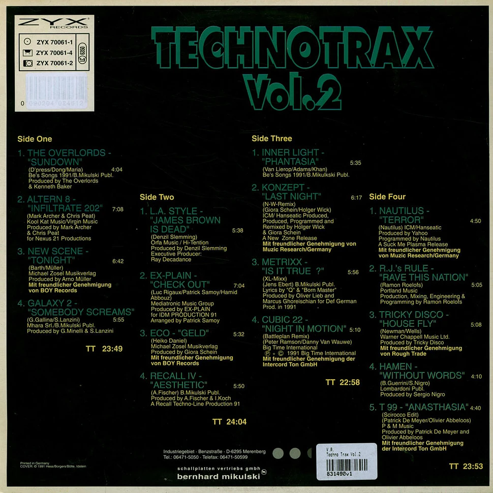 V.A. - Techno Trax Vol.2