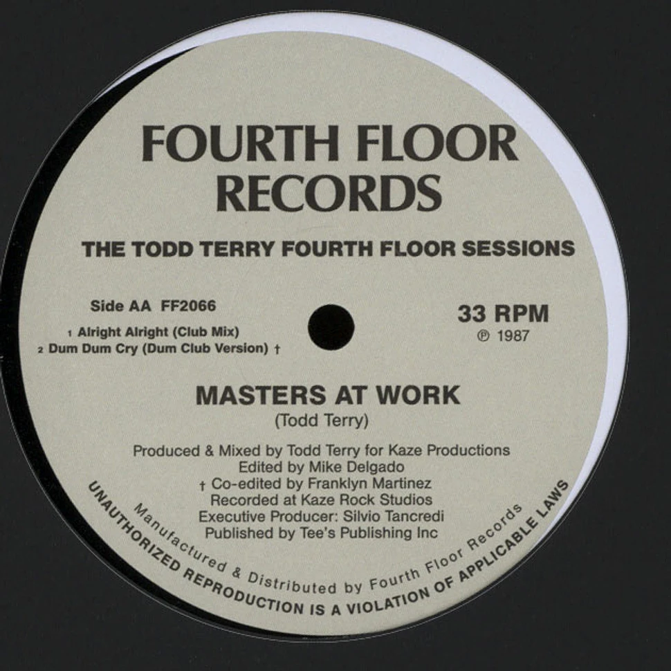 Black Riot / Masters At Work - The Todd Terry Fourth Floor Sessions