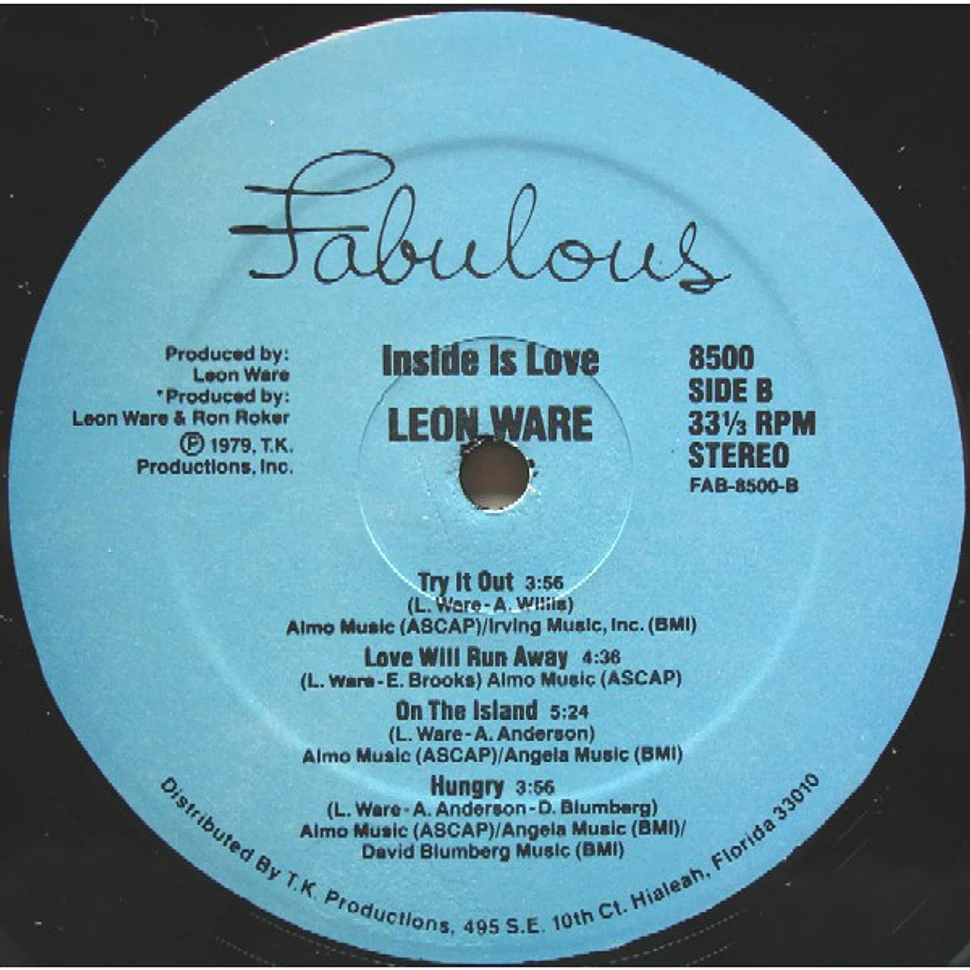 Leon Ware - Inside Is Love