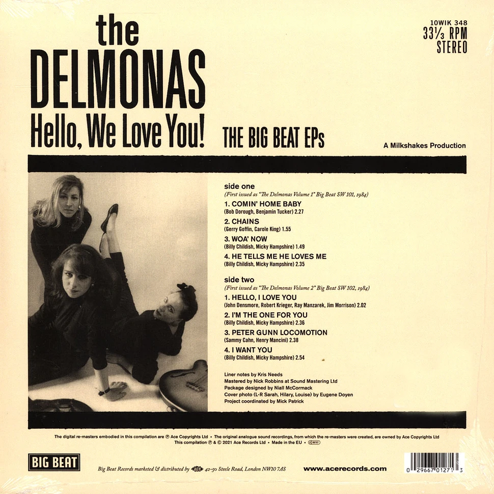 The Delmonas - Hello, We Love You! The Big Beat EPs