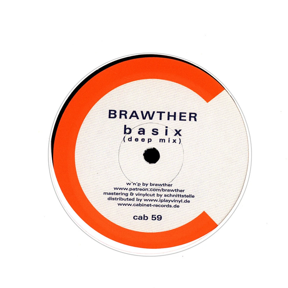 Brawther - The Driver / Basix (Deep Mix)