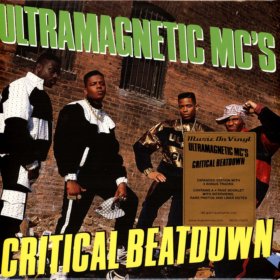 Ultramagnetic MC's - Critical Beatdown Black Vinyl Edition