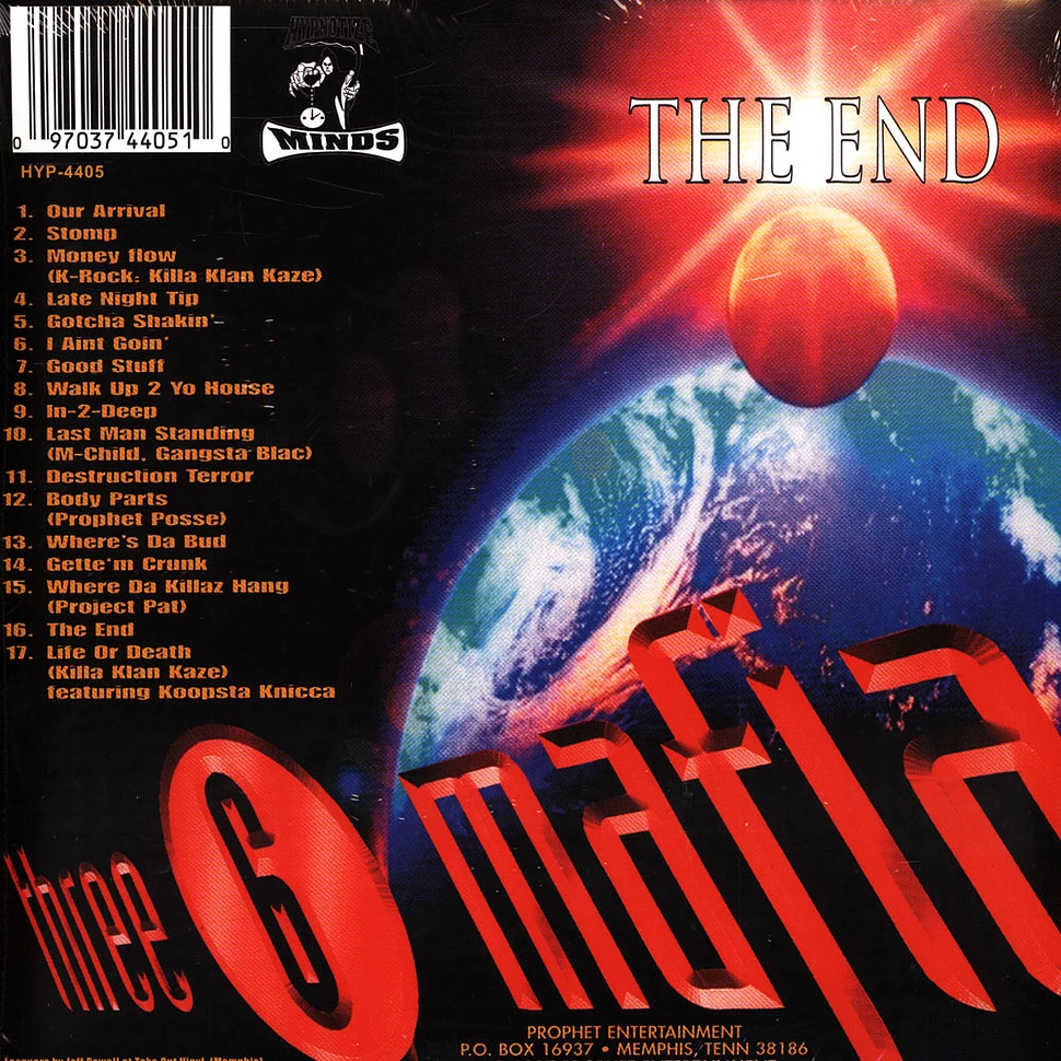 Three 6 Mafia - The End Translucent Orange Vinyl Edition