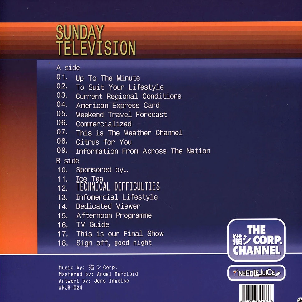 Catsystem Corp. - Sunday Television Blue / White Vinyl Edition