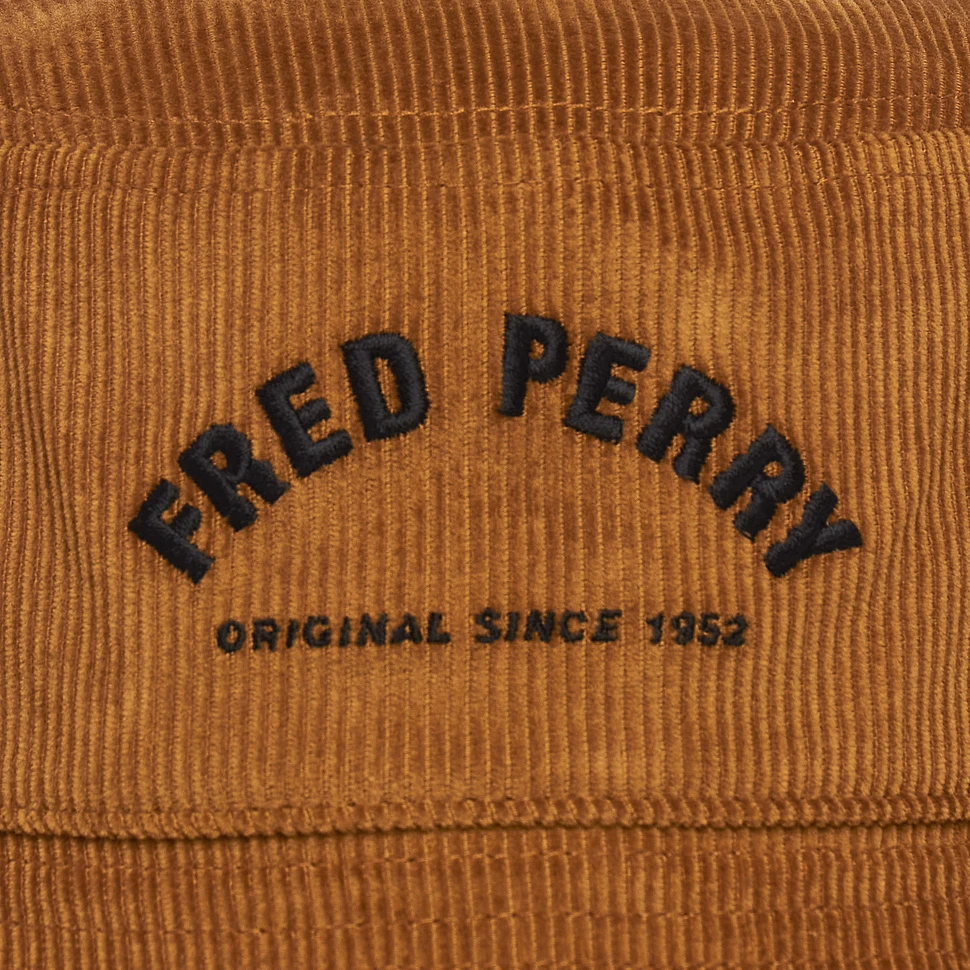 Fred Perry - Arch Branded Cord Bucket Hat