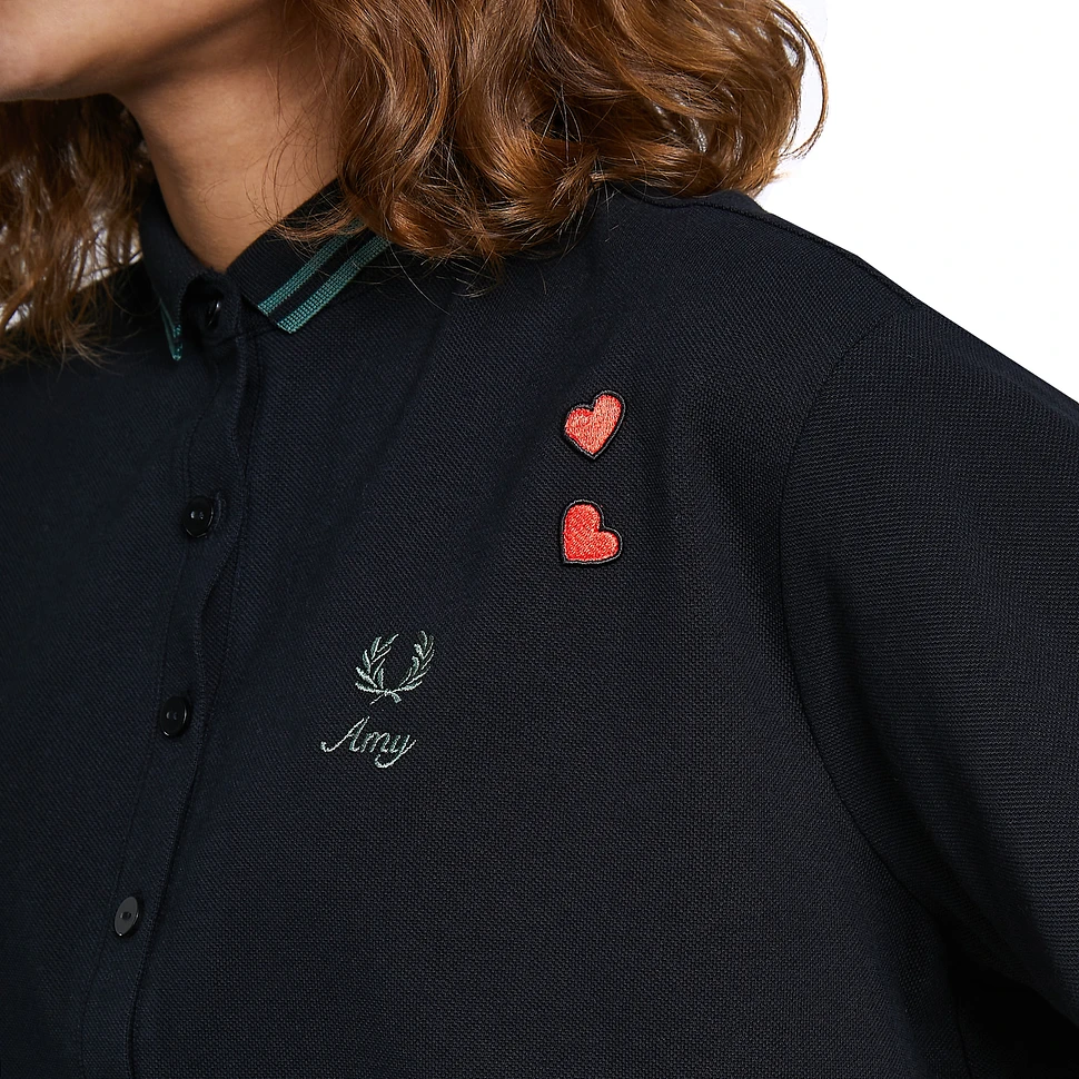 Fred Perry x Amy Winehouse Foundation - Cropped Pique Shirt