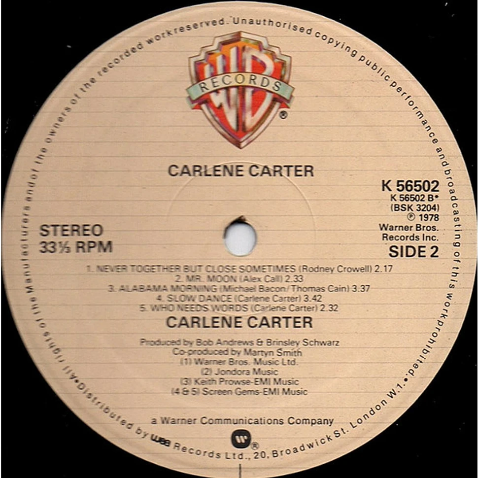 Carlene Carter - Carlene Carter
