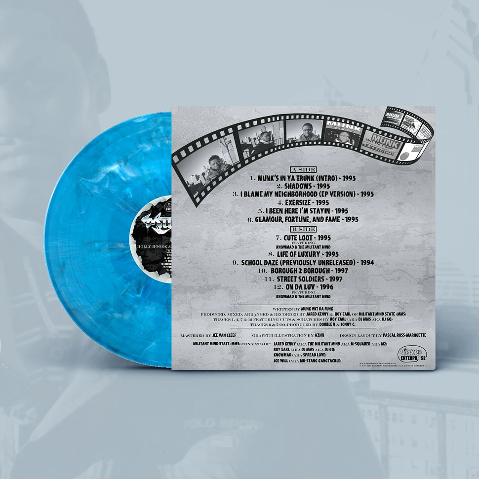 Munk Wit Da Funk - Holly Hoodz Anthology Vol. 1 Blue Vinyl Edition