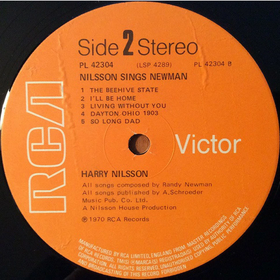 Harry Nilsson - Nilsson Sings Newman