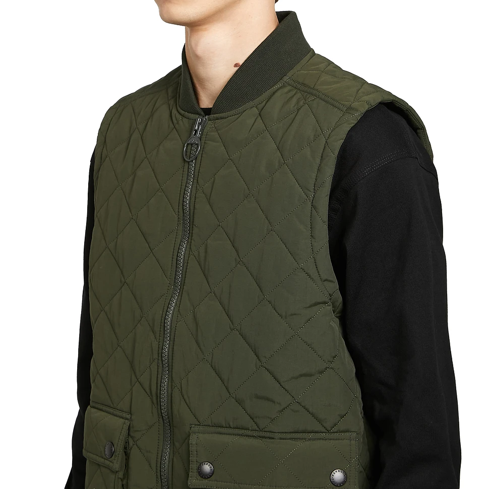 Barbour White Label - Quilted Rib Collar Vest