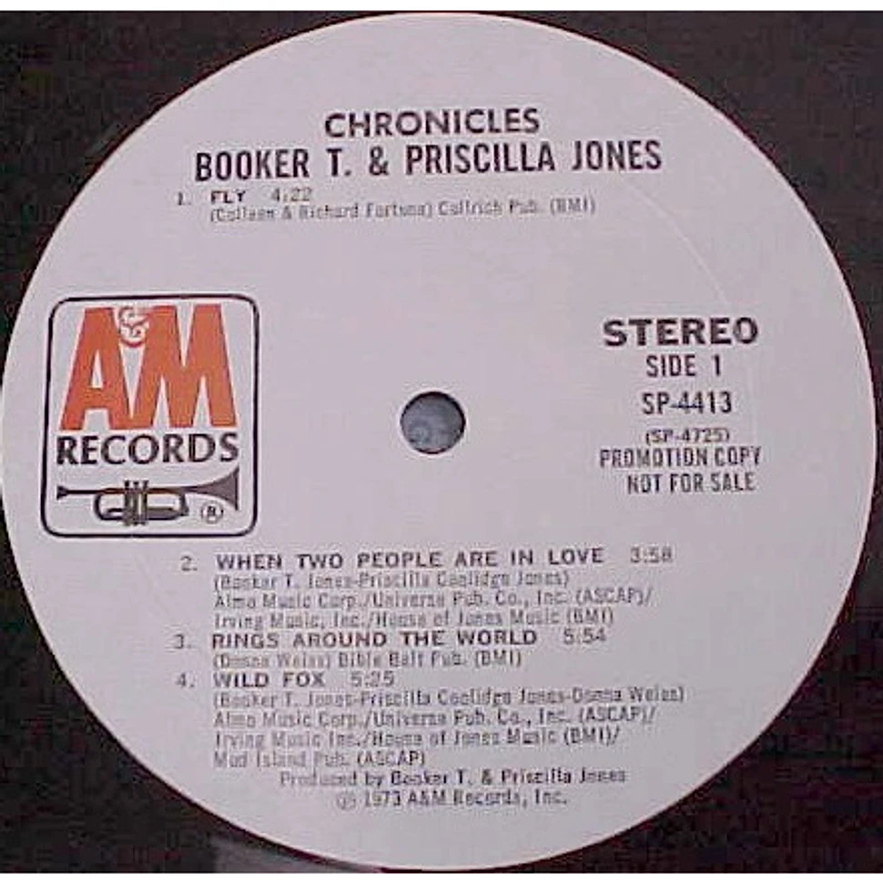 Booker T. Jones & Priscilla Jones - Chronicles